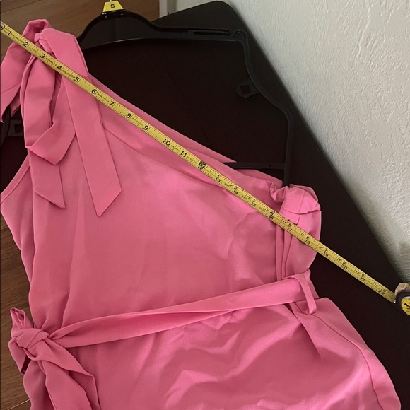SHEIN Pink One Shoulder Dress - Picture 6 of 8